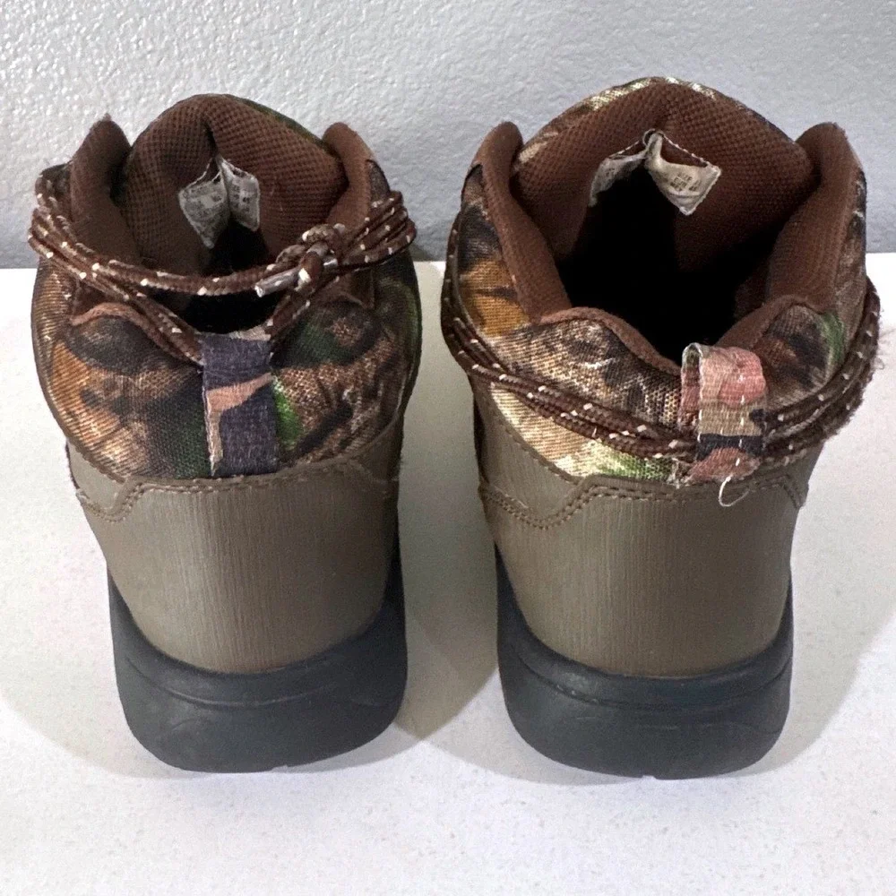 Realtree Camo‎ Hiking Hunting Boots Men's 11 Brown Leather Camouflage Gorcorp
